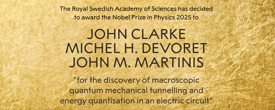 诺奖也讲人情世故！致敬量子力学百年，他们让世人看到宏观世界里的量子穿墙术