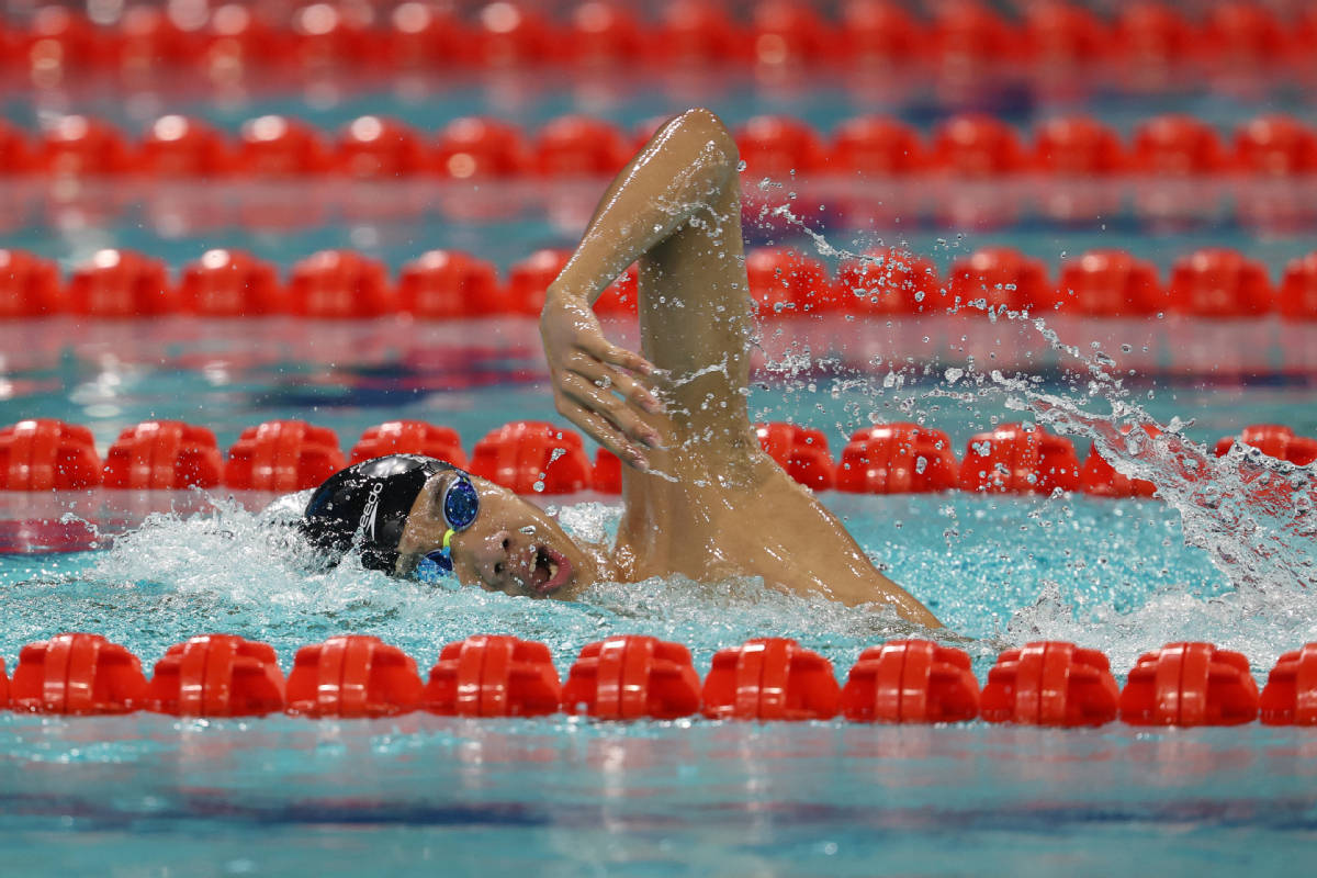 全运会：张展硕三天夺三金破三纪录
