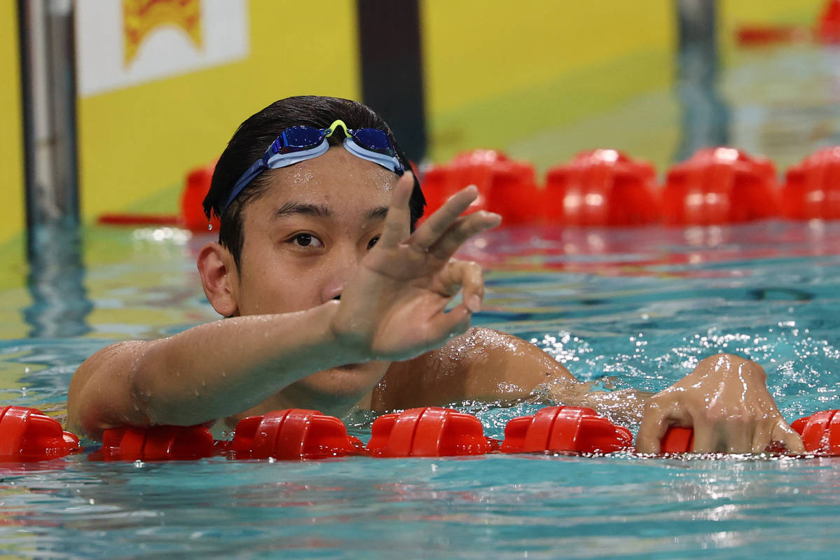 全运会:张展硕三天夺三金破三纪录